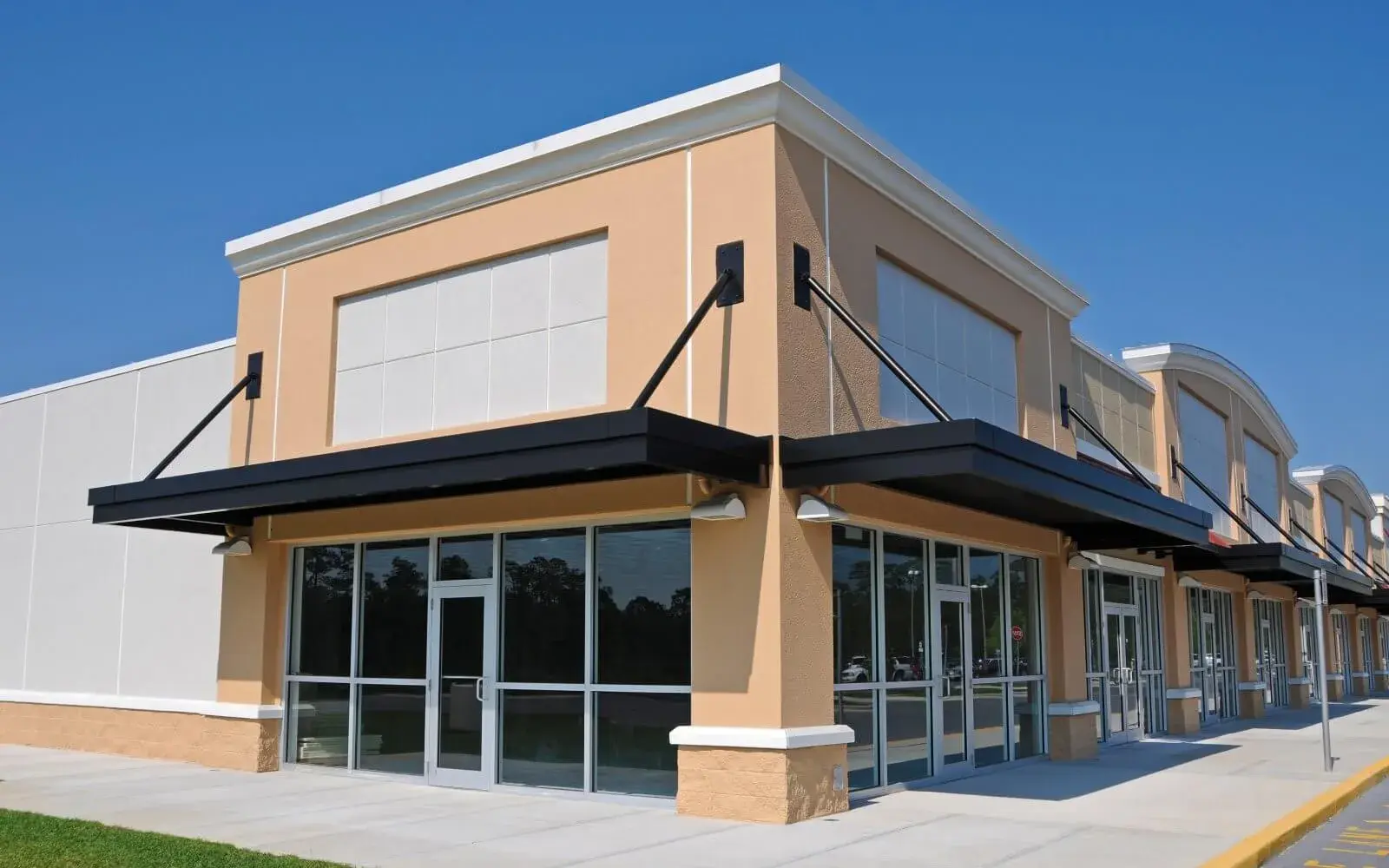 Commercial building washing service